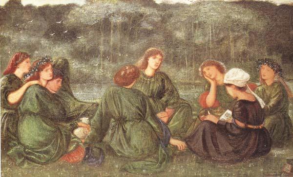 Green Summer (mk46), Sir Edward Coley Burne-jones,Bart.,ARA,RWS